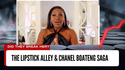 chanel boateng lipstick alley|chanel boateng ambrose.